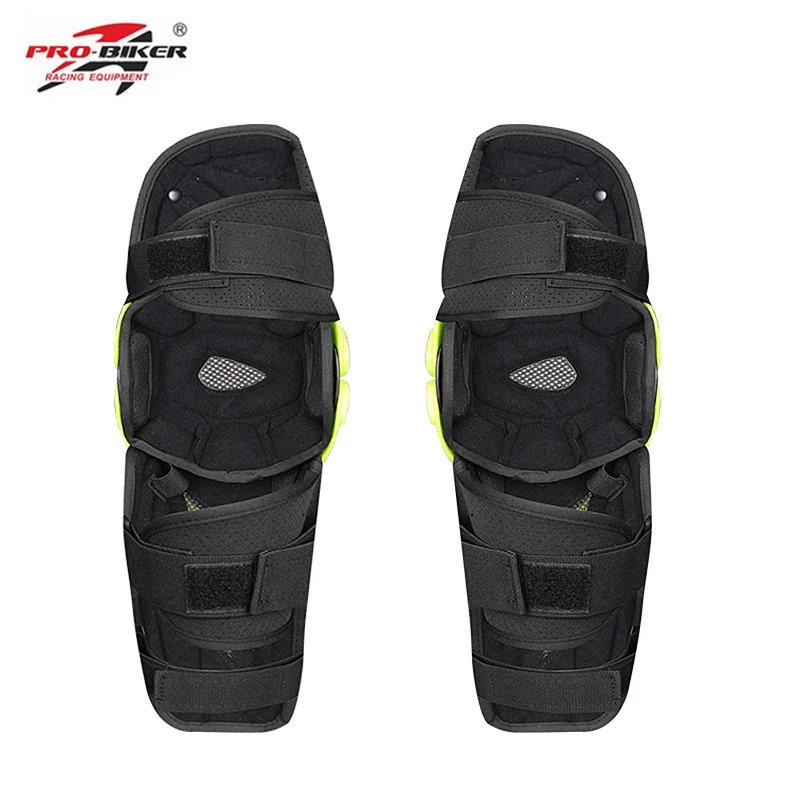 Pro BIKER Защитные наколенники для эндуро и мотокросса, защитные накладки для мотоспорта, downhill, комплект защитных накладок для мотоцикла, наколенники для езды на мотоцикле, защитные накладки для питбайка