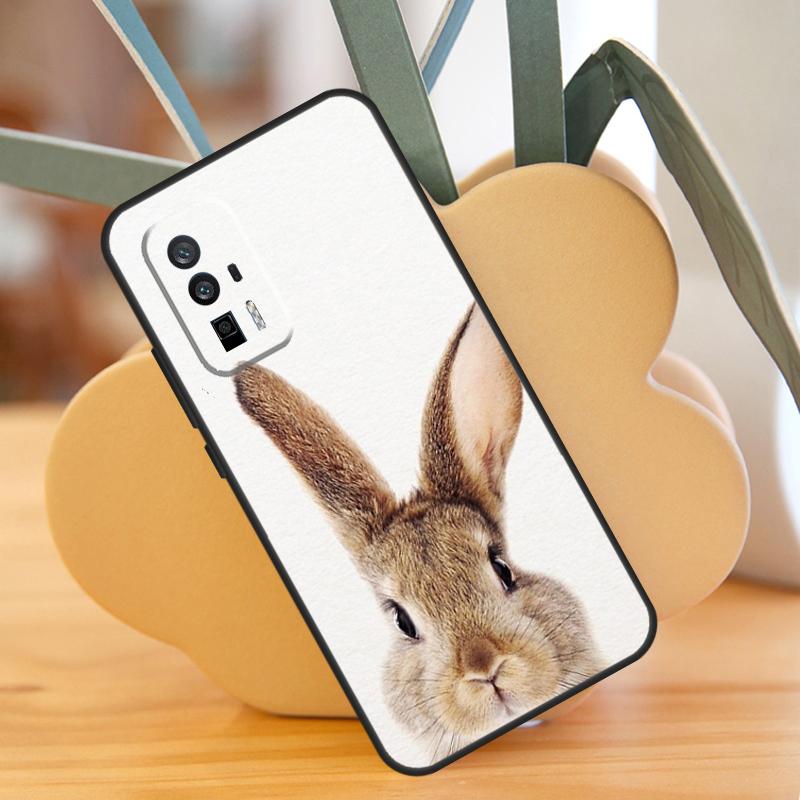 Милый чехол-кролик для POCO F6 Pro X6 X5 X3 F3 F5 M6 M5s Xiaomi 13T Pro 11T 12T 12 13 Lite 14 Ultra