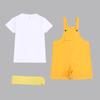 Kids' Summer Choir Performance Overalls - Candy Color Shorts Set for Boys & Girls