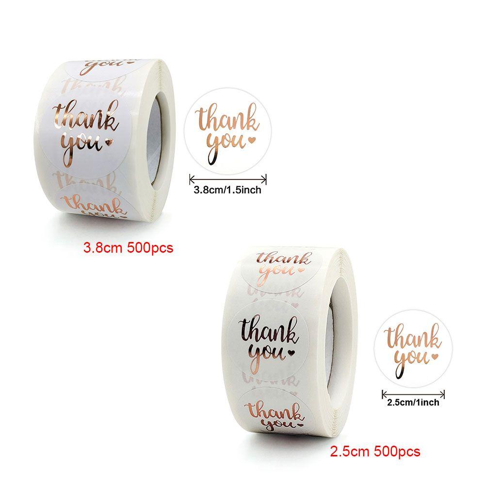 Запечатывание Свадебный декор Голографические запечатывающие наклейки Бумажные наклейки Спасибо Клейкая этикетка