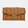 [Pre-Owned] Millie Visetos Classic Monogram Print Light Trendy Cool Girl Flap Chain Crossbody Bag Medium - Very Good #1K142QE