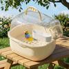 Large Space Travel Bird Cage Breathable Small Animal Carrier Bird Outgoing Case  Outdoor Use