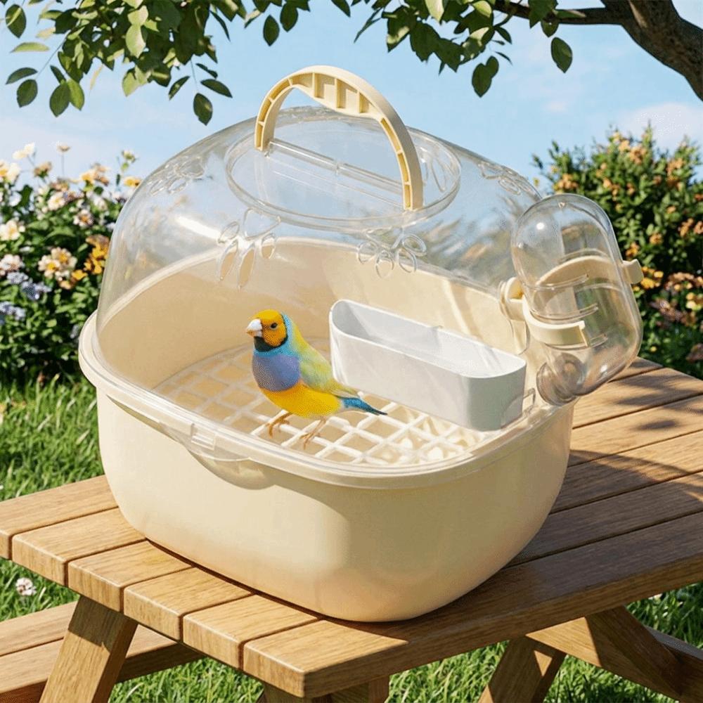 Large Space Travel Bird Cage Breathable Small Animal Carrier Bird Outgoing Case Outdoor Use