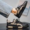 Мужская черная спортивная обувь, повседневная обувь для скейтбординга, летние дышащие кроссовки для бега для студентов, большие размеры