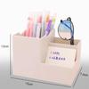 Multi-function Desktop Pen Holder Office School Storage Case Colorful Plastic Box Desk Pen Pencil Organizer Mobile Phone Bracket