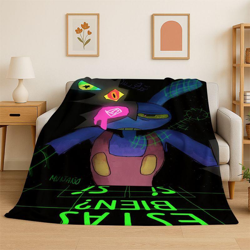 Cartoon Amizing Digtal Circus Pomni Soft Flannel Throw Blanket,Cozy Blanket for Bed,Couch,Sofa,Bedroom,Living Room,Picnic kid