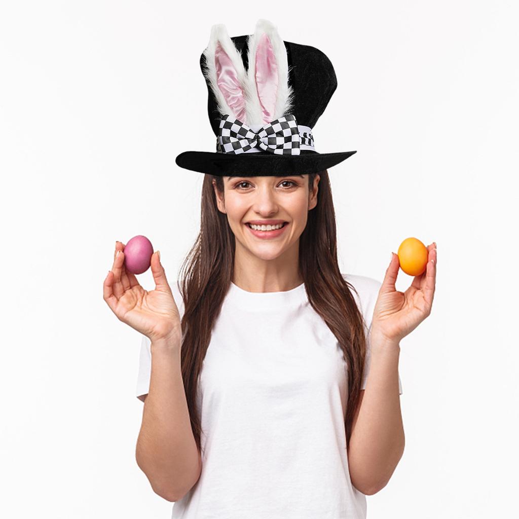 Velvet Rabbit Ear Hat Easter Hat Easter Party Decoration Rabbit Ear Hat