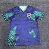 Brazil National Team Soccer Jersey Men Women Short Sleeve Training Match Shirt Breathable Sportswear