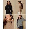 INMAN Women's Pure Wool Turtleneck & Half-Turtleneck Sweater