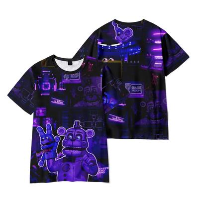 Новое поступление забавные футболки Five Nights At Freddy's крутая мужская футболка с круглым вырезом повседневная унисекс уличная модная футболка аниме