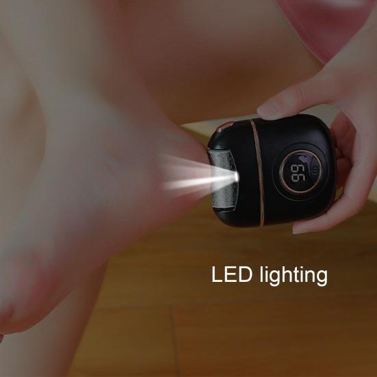 Electric Foot Polisher Electric Foot Callus Remover Waterproof Foot Grinder for Dry Skin Rechargeable High-Speed Spin Foot Care Tool for Men Women