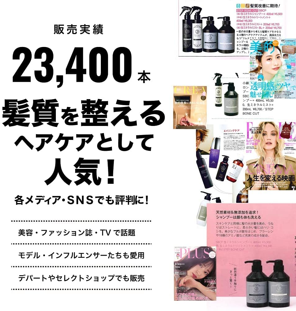 Шампунь SBCP Raw Mineral Шампунь SBCP Raw Mineral Treatment Refill Мужчины Женщины Фульвовая кислота Амино Янтарный экстракт Step Bone Cut Products [Волосы и лечение]