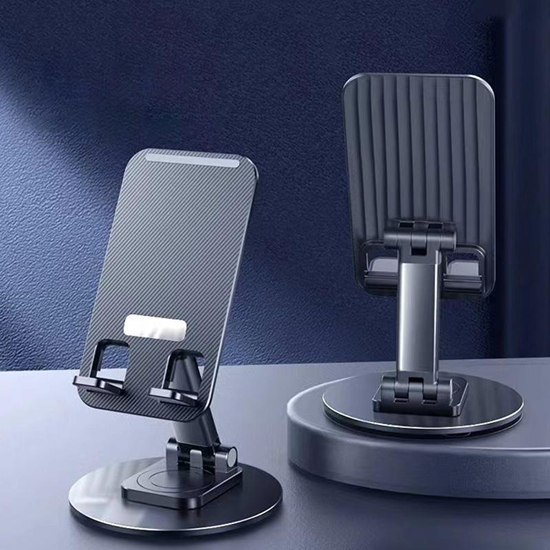 Metal Phone Stand360° Rotating Foldable Mobile Phone Holder Universal Aluminum Alloy Phone Stand For Tablets