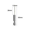 3PCS Hex Shank Twist Drill Bit Set Wood Metal Hole Cutter Core Drilling Tool Cobalt Drill Bits 1.5/2/2.5 mm HSS