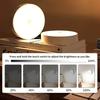 3set Led Closet Light Motion Sensor 8 LED USB Rechargeable Round Under Cabinet Light Two Colors Available Suitable for Kitchen