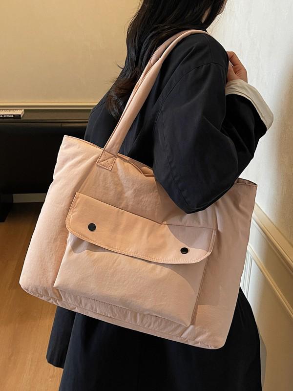 Women's Cross-Border Tote: Fashionable, Simple, Versatile, Large-Capacity Shoulder Bag for Daily Commute.