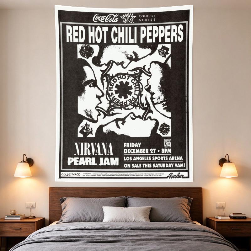 Red Hot Chili Peppers Stadium Arcadium Wall Tapestry for Rock Music Fans Bedroom Dorm Decor