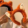 Autumn/Winter Cute Fox Ears Plush Headband for Face Washing
