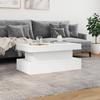 LED Coffee Table White 90 x 50 x 40 cm
