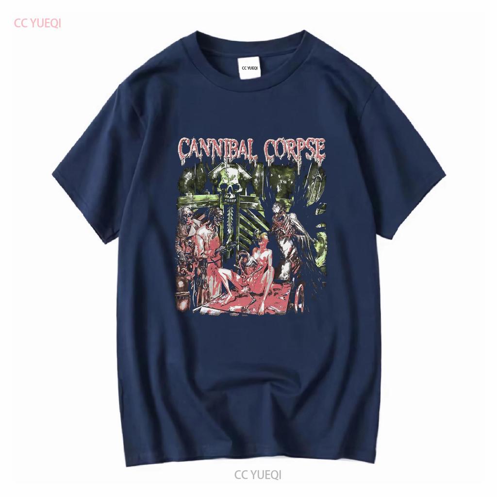CANNIBAL CORPSE THE WRETCHED SPAWN НОВЫЙ Мерч группы Черная футболка с длинным или коротким рукавом винтажная Стиранная дизайнерская одежда Немного