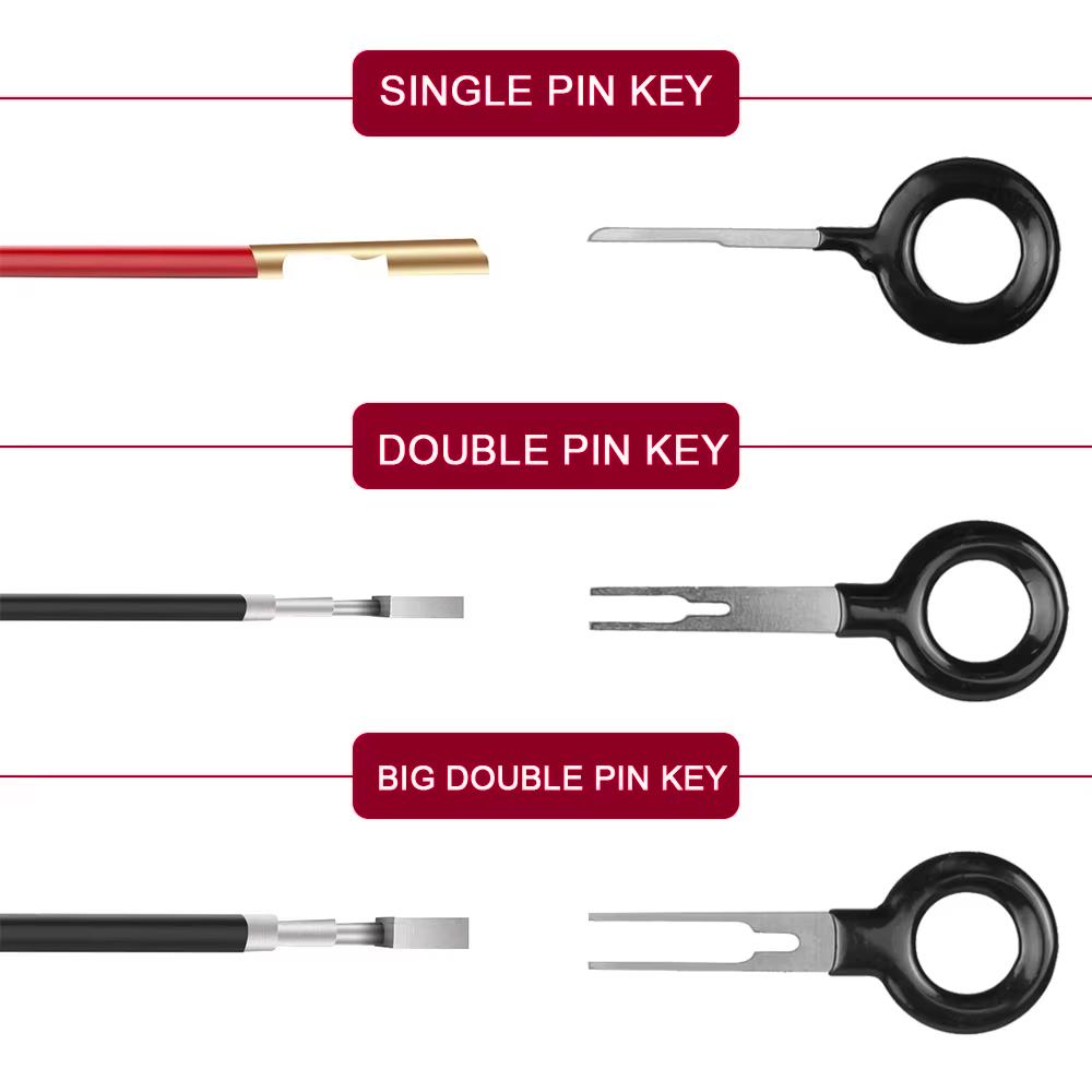41/11 шт. Набор для разборки клемм Инструмент для разборки Набор для разборки контактов электрических разъемов Экстрактор контактов Инструмент для извлечения клемм