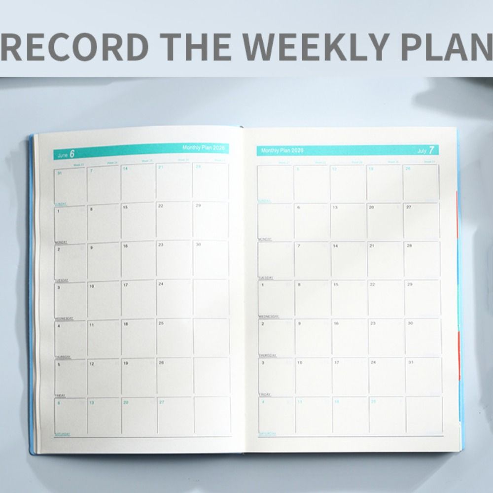 С лентой-закладкой 2026 365-дневник А5 Еженедельник Ежемесячник Офис