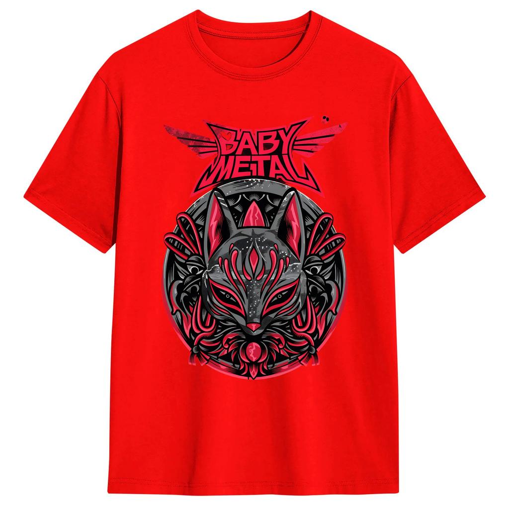 Babymetal World Tour 2026 Mens T Shirt Funny Tee Shirt Short Sleeve Round Collar TShirts 100 Cotton 4XL 5XL 6XL Clothing
