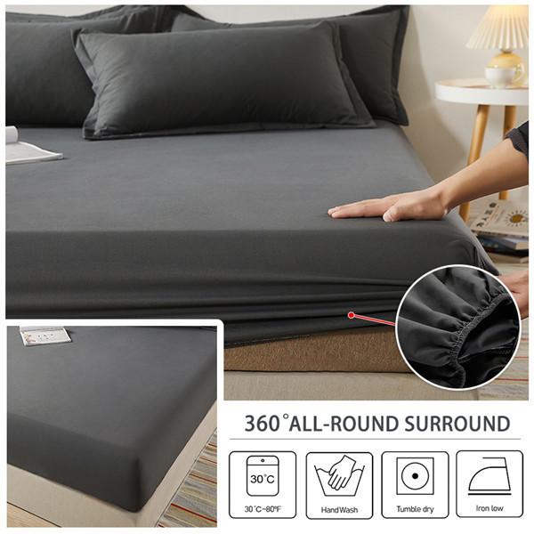 2023 New Super Waterproof Bed Shirt Sheet Bed Mattress Cover Bedspread Becloth Urine Pad Waterproof Bedcover Mattress No Pillowcase
