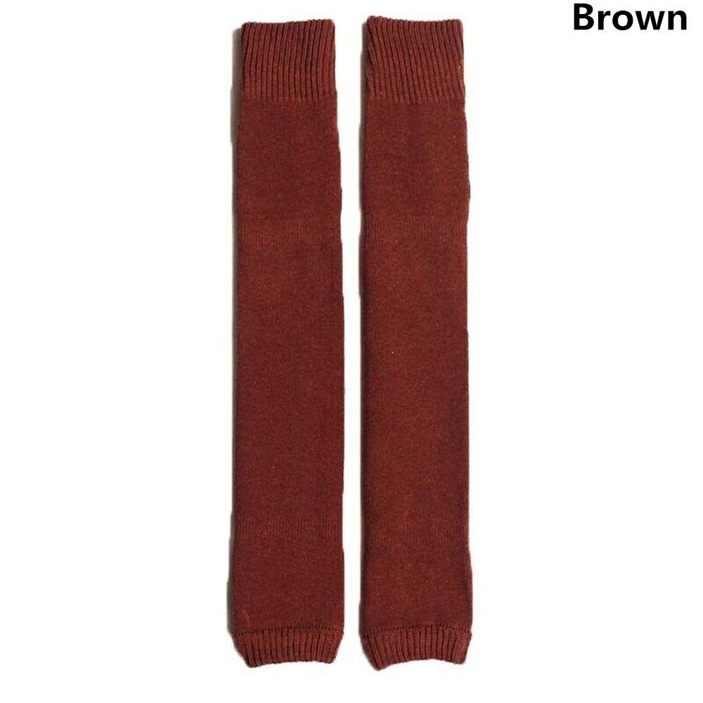 Soft Thick Warm Knitted Ankle Warmer Leg Warmers Long Boot Socks Foot Covers
