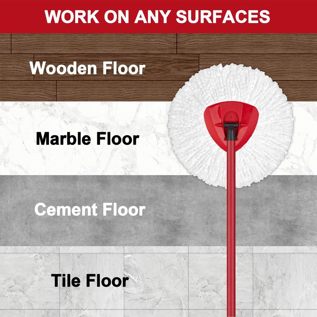 Белая насадка из микрофибры для швабры, сменные насадки для швабры с отжимом, сменная головка для швабры Vileda O-cedar