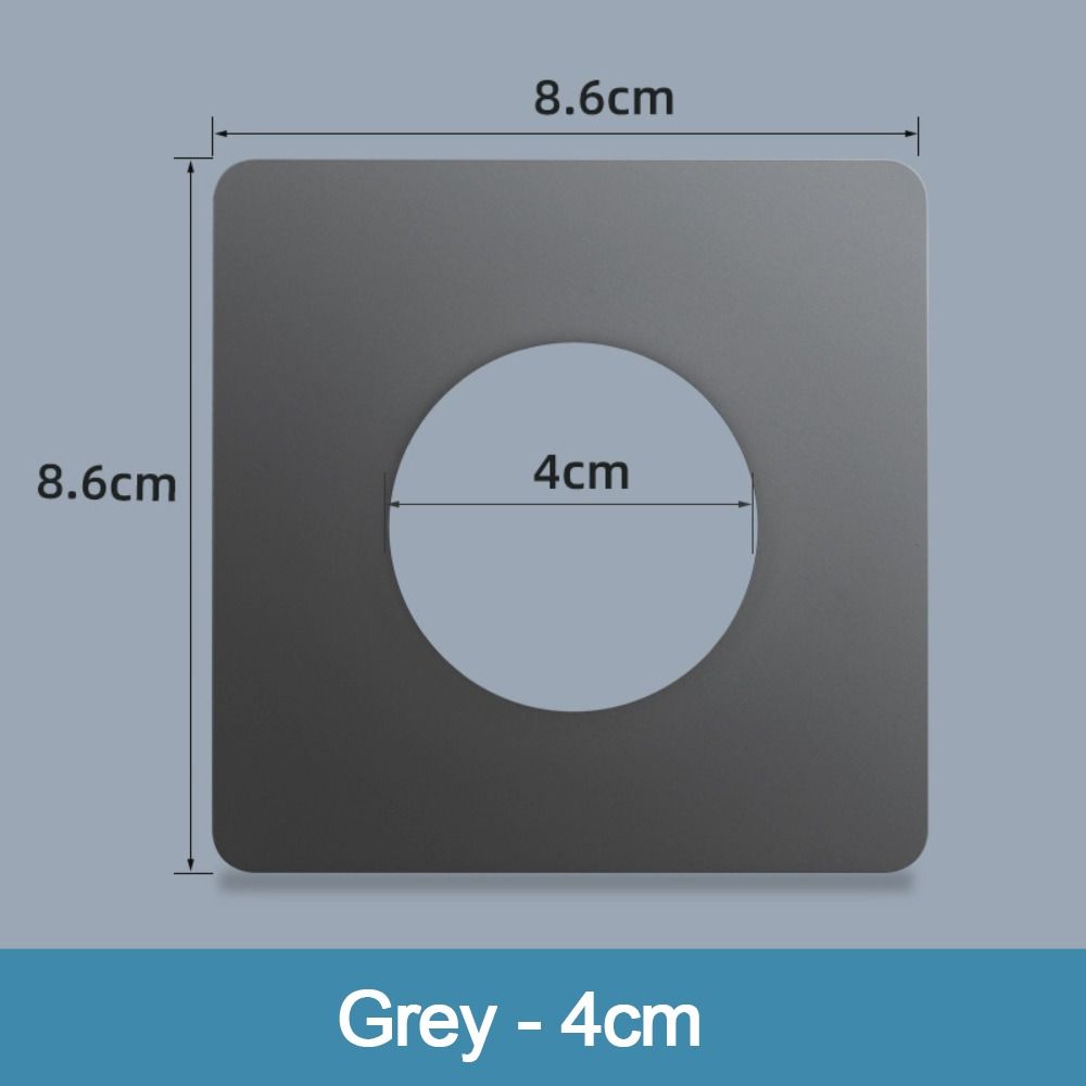 With Outlet Hole Cable Socket Panel With Rubber Pad Decorative Cover Network Cable