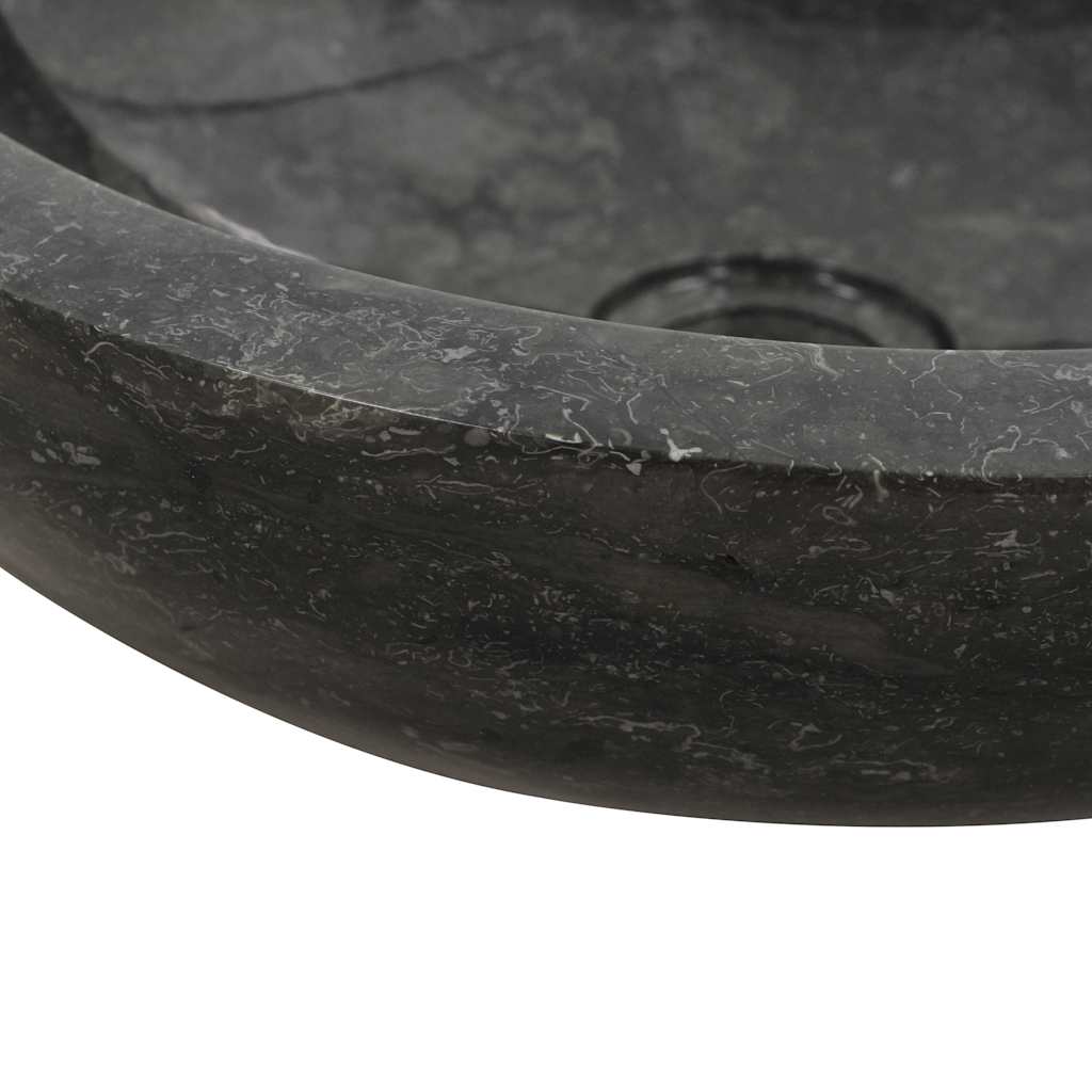 40 x 12 cm Black Marble Wash Basin