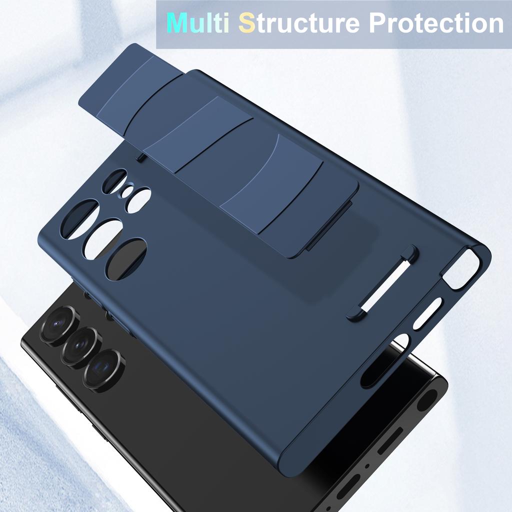 Роскошный простой кожаный жесткий браслет из ПК с эластичным ремешком на запястье, чехол для Samsung Galaxy A54 S23 S24 Ultra S24Plus, противоударный чехол