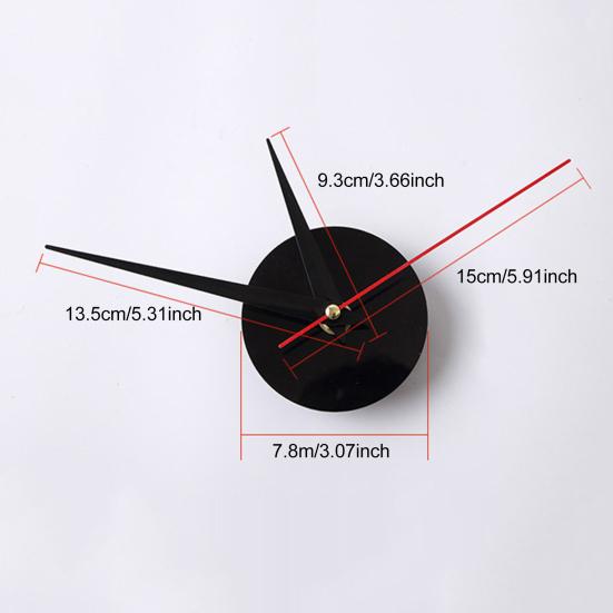 Luminous Wall Clock Modern Design Easy To Install Battery Powered Silent Decorative 3D DIY Wall Clock for Living Room