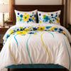 Bedding set 160x200 SOFT MIKEROFIBRA duvet cover + pillowcases spring flowers