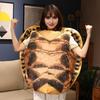Wearable Turtle Shell Doll Pillow 40 Inch Soft Plush Portable Nap Cushion Comfortable Turtle Costume Pillow