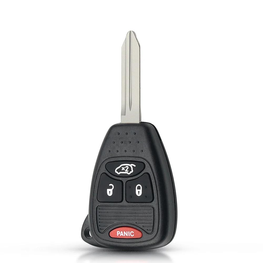 2/3/4-кнопочный пульт-заготовка с откидным лезвием для Chrysler Sebring Pacifica, Dodge Avenger Nitro, Jeep Wrangler Liberty