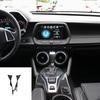 Углеродное волокно для Chevrolet Camaro 17-19 CD, панель управления кондиционером, панель передач, воздушная панель, наклейка на автомобиль, крышка автомобиля