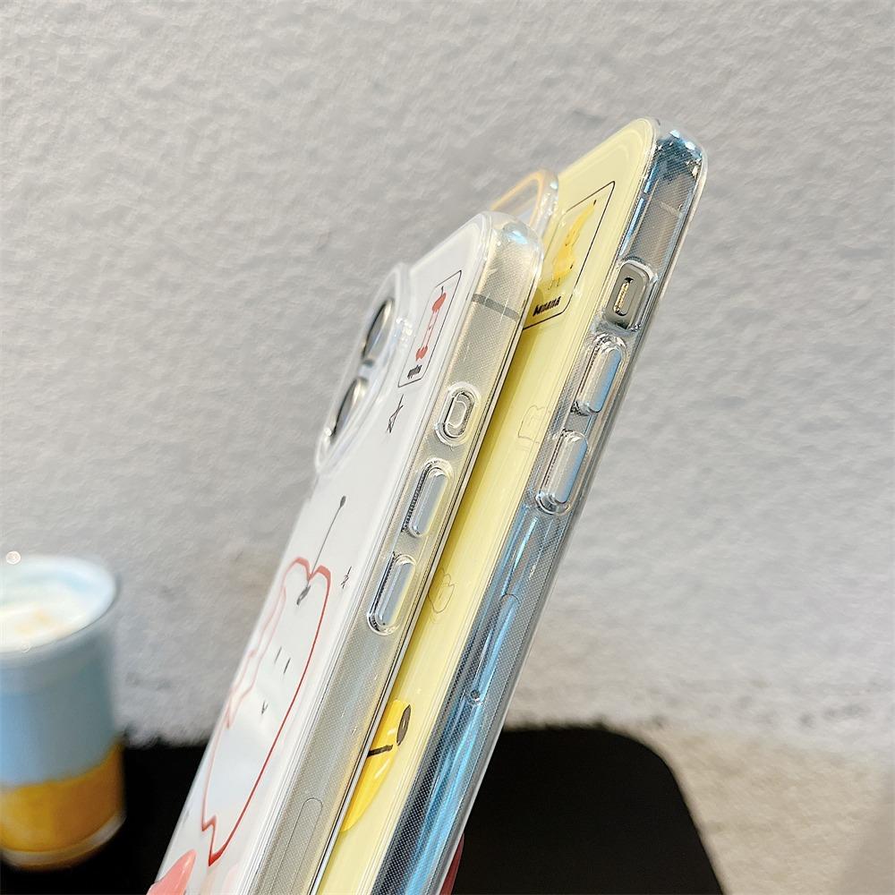 Чехол для телефона IMD для iPhone 11 13 16 Pro Max Чехол для iPhone 13 14 15 Pro Max 12 13 Pro Max 13 Pro 14 Pro Мультяшный милый цветок животное Ударопрочный износостойкий