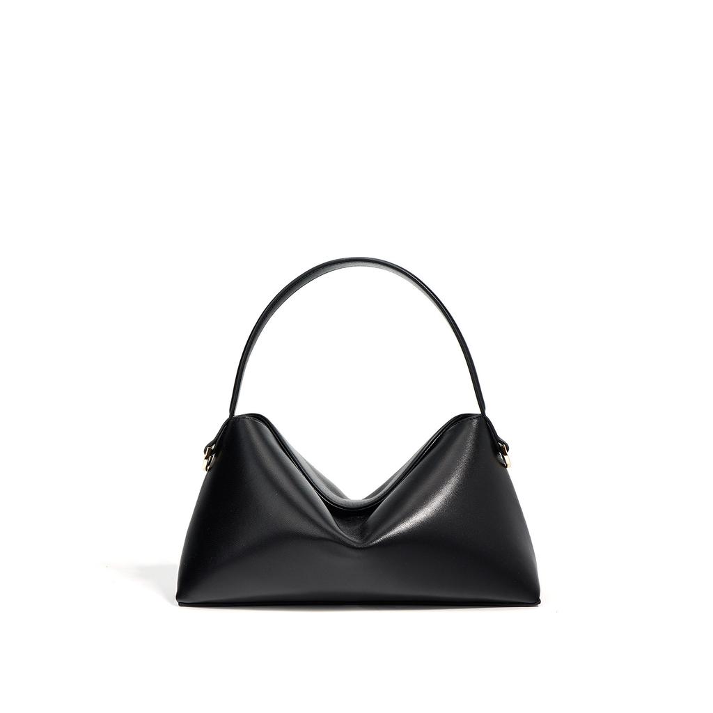 New Women's Bag, Leather Bag, High-end Niche Portable Shoulder Messenger Bag