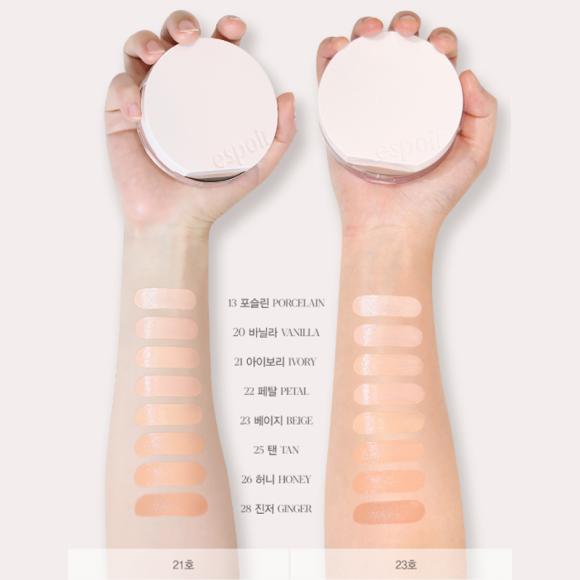 Espoir Pro Tailor НОВЫЙ Be Glow Volume Cushion SPF42 PA+++ (24 варианта)