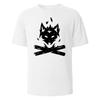 Black Fox Streetwear Printing T-shirt For Men Wowen 100% Cotton Summer Breathable Short-Sleeved Basic Tops O-neck Oversize Tees