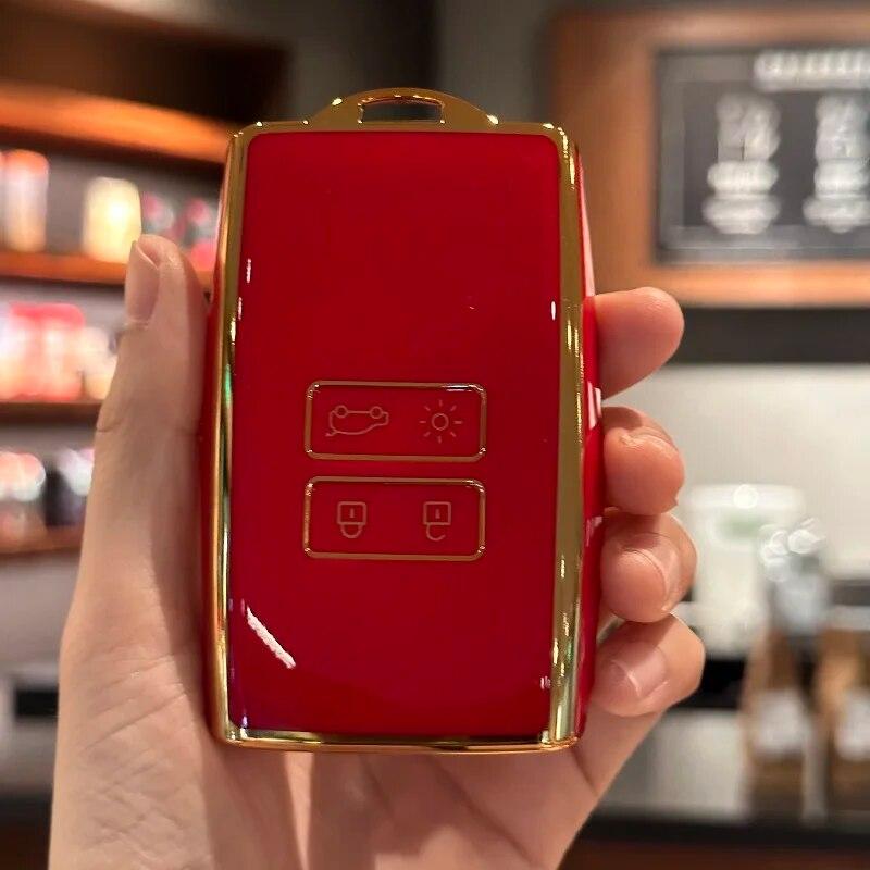 Car Key Case Cover Key FOB Cover for Renault Captur Koleos Kadjar Arkana Megane Dacia Duster Sandero Stepway Smart Remot