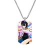 Tanjiro Nezuko Inosuke Zuhira Stainless Steel Color Printed Necklace Collection Holiday Gifts