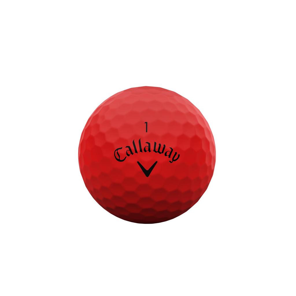 Мяч для гольфа Callaway SUPERSOFT RED 25 1 дюжина (12 шт.) 2-х компонентная конструкция Красный