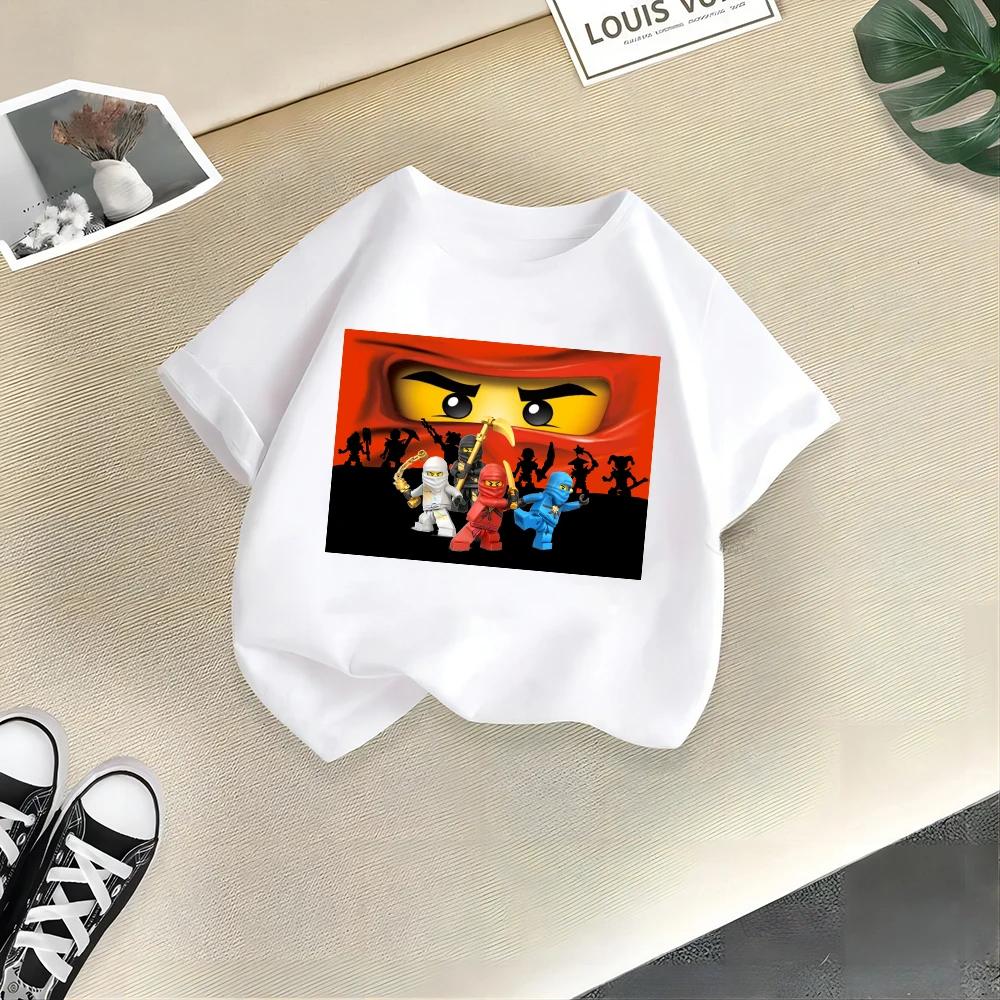 Летняя красивая детская хлопковая футболка Повседневная футболка с круглым вырезом для мальчиков и девочек Stumble Guys игры живая детская одежда