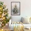 Snow Tree Luminous Canvas Wall Decoration Props