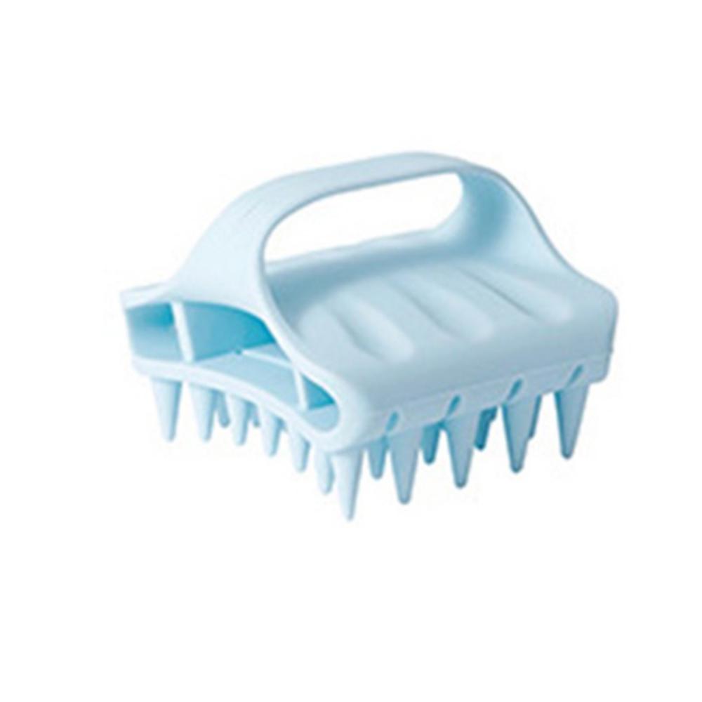 Портативный скраббер для очистки кожи головы Ручная отшелушивающая щетка для волос Все типы волос