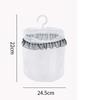 Multipurpose Clothespin Bag with Hanger Breathable for Bathroom Hotel Home