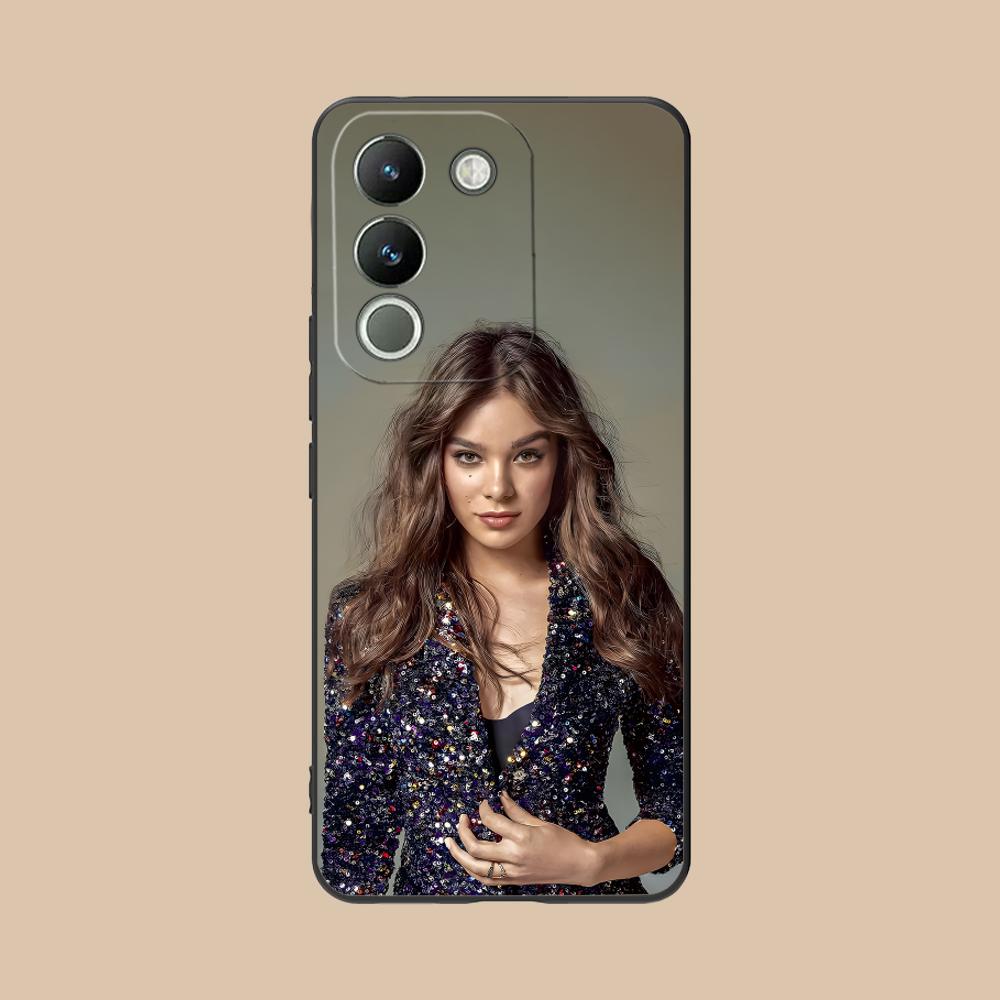 Матовый ТПУ чехол для мобильного телефона Hailee Steinfeld для VIVO V60 V50 V40 V30 V29 V27 V25 V23 Pro Lite 5G Цветная печать